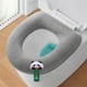 thumbnail image 3 of Cojín grueso para asiento de inodoro | Funda de felpa suave y cálida con ganchos elásticos para mayor estabilidad | Compatible con asientos rectangulares UVO | Comodidad para el baño en invierno y, 3 of 5
