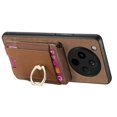 thumbnail image 3 of For Oppo Find X8 Pro 5G Case Vertical Flip Card Holder Ring Holder Kickstand Leather Back Cover - Gr, 3 of 5