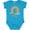 Turquoise, variant on Inktastic Multiple Sclerosis Awareness Orange Ribbon Rainbow Boys or Girls Baby Bodysuit