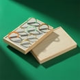 thumbnail image 3 of relayinert Wood Impact-resistant Jewelry Display Tray Wide Application Non-toxic Odorless Exquisite Craft Green 1Set, 3 of 6