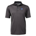 thumbnail image 2 of Men's Cutter & Buck Black Los Angeles Rams Big & Tall Virtue Eco Pique Micro Stripe Recycled Polo, 2 of 3