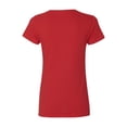 thumbnail image 3 of Gildan - Heavy Cotton WomenÃ¢â‚¬â„¢s V-Neck T-Shirt - 5V00L - Red - Size: XL, 3 of 3