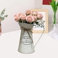thumbnail image 4 of Metal Pitcher Jug Vase for Flower,Galvanized Metal Pitcher Vase, Farmhouse Rustic Milk Can Flower Vintage Vase Pitcher Decor Kitchen Bathroom Decor for Home, 4 of 6
