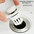 thumbnail image 6 of JoyMoreHome Bathroom Sink Stopper, Basin Pop Up Sink Drain Strainer, Anti-Leakage and Clogging, with Hair Catcher, 6 of 9