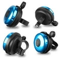 thumbnail image 3 of Classic Bike Bell, Aluminum Bicycle Bell, Loud Crisp Clear Sound Bicycle Bike Bell for Adults Kids,Black,1pcs-Blue&39.3inch/248cm, 3 of 7