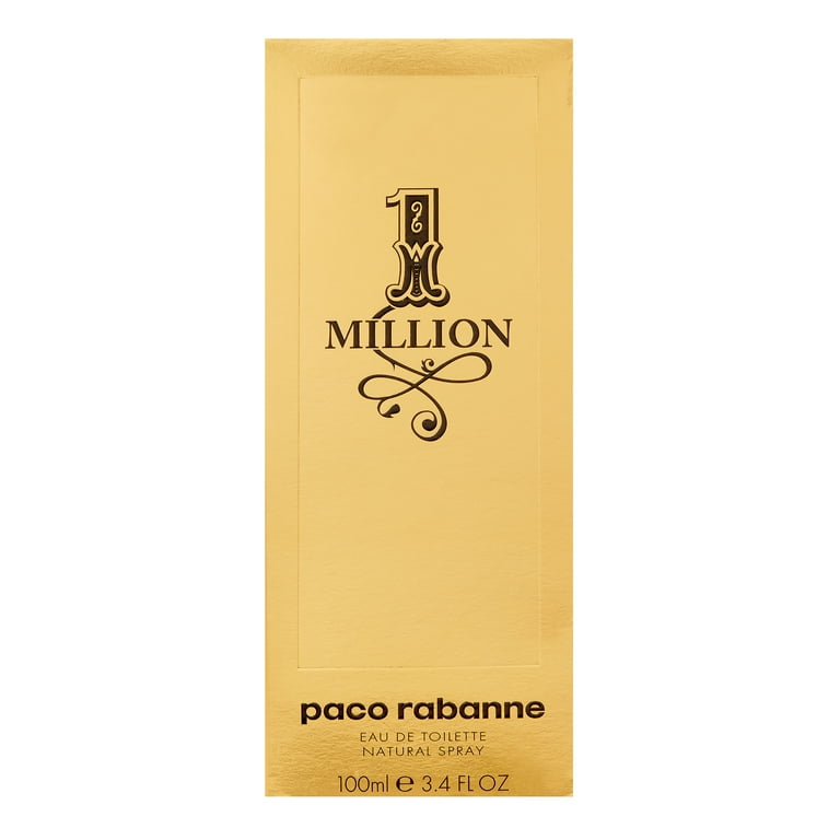 1 Million by Paco Rabanne for Men - 3.4 oz EDT Spray - Walmart.com
