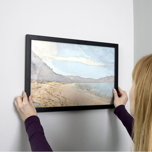 黒い木製フレームセット　15枚 15x23 Frame Black Real Wood Picture Frame Width 0.75 inches