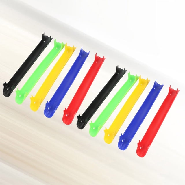 HEALEEP Cycle Chain Protector 10Set Environmentally Friendly Repeated Use Plastic For Bike Chain 8.9 x 0.8 x 0.8in