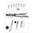 thumbnail image 4 of Valve Oil Seal Plier 11-Piece Valve Stem Seal Pliers Removal Install Kit Metal, 4 of 6