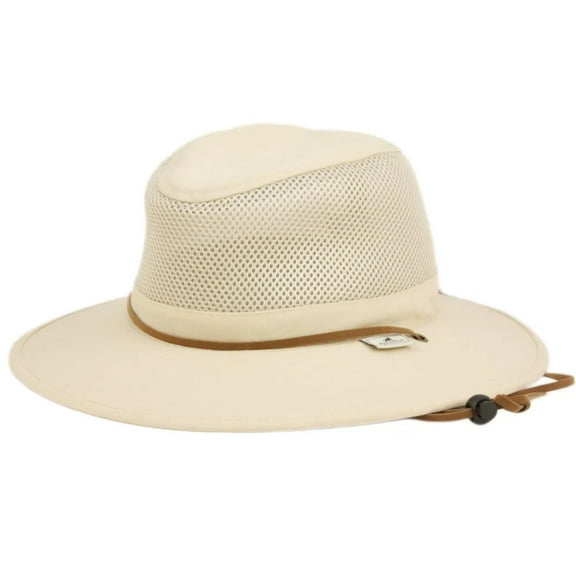 Outdoor Safari Hat With Mesh Crown & Chin Cord Strap