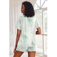 thumbnail image 3 of Ekouaer Pajamas Set for Women Short Sleeve Lounge Set 2 Piece Loungewear PJs Soft Cute Lightweight Sleepwear, 3 of 6