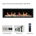 thumbnail image 3 of Litedeer Homes Electric Fireplace Insert ZEF78V Litedeer Latitude II Smart Wall Mounted Electric Fireplace With App 78 inch, 3 of 5