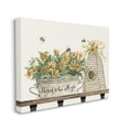 thumbnail image 3 of Stupell Industries Bee with You Indoor Insect Honey Flower Harvesting ,40 x 30, Design by Cindy Jacobs, 3 of 7