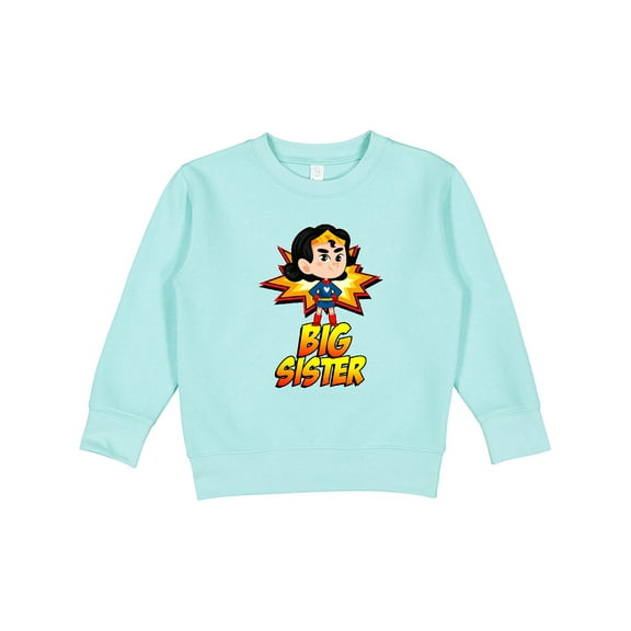 Inktastic Big Sister Superhero Toddler Sweatshirt