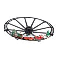 thumbnail image 3 of Tren electrico,Tren navideño con sonido y luz realistas.,Juego de tren eléctrico para decoración de árbol de Navidad para niños,Juegos de trenes navideños para debajo del árbol,Set de Hugo Tren electrico, 3 of 10