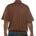 thumbnail image 3 of Palmland Classic 2 Pocket Solid Banded Bottom Polo Shirt Sizes Medium-4XLT, 3 of 3
