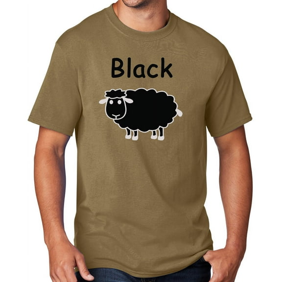 Men's Black Sheep of the Family T-shirt, 3XL Coyote Brown