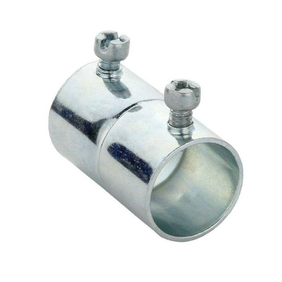 Commercial Electric 1/2 in. Electrical Metallic Tubing (EMT) Set-Screw Coupling (50-Pack)