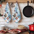 thumbnail image 6 of Summer Gnomes Nautical Kitchen Towels Set of 3, Blue Coastal Vintage Wooden Absorbent Dish Towels for Kitchen, Microfiber Hand Towel, Quick Drying Tea Towel for Cleaning Decorative Dishcloths, 6 of 7