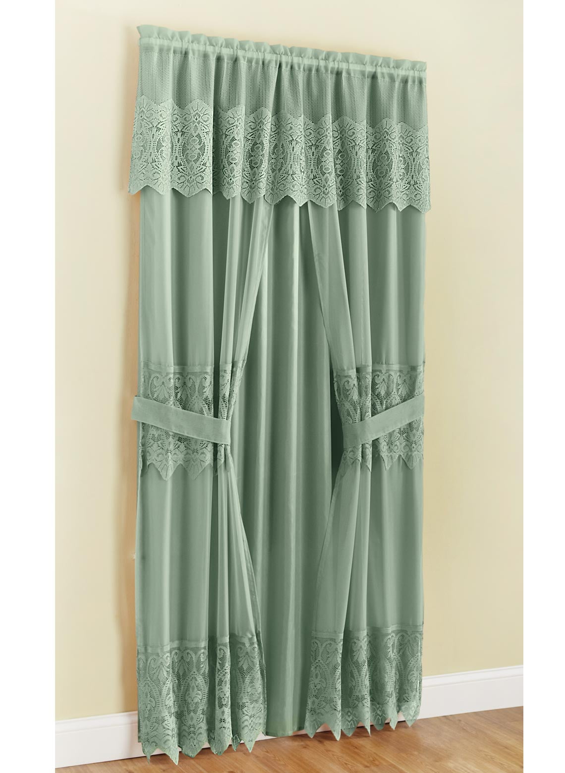 Joelle Lace Curtain Walmartcom Walmartcom Joelle Lace Curtain Walmartcom Walmartcom