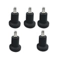 thumbnail image 2 of fastboy 5 Pieces Swivel Gaming Chair Fixed Caster Chairs Legs Stop Wheel Spare Parts Modification Accessory Home Office Bar, 2 of 6