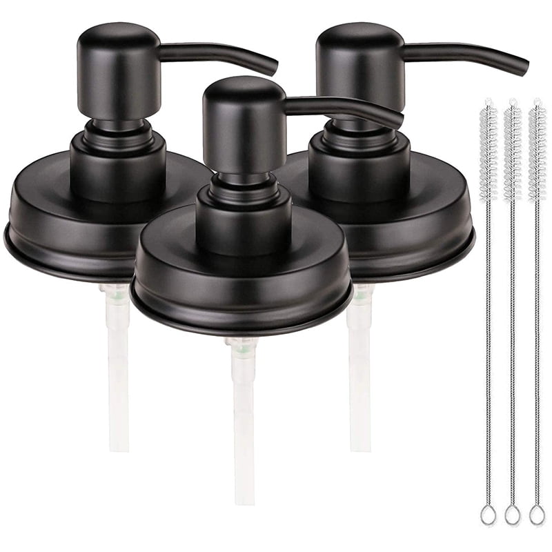 Soap Dispenser Lids,Rust Proof Pump and Lid Replacement for Mason Jars
