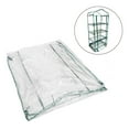 thumbnail image 2 of 2 Pcs Housse de Serre de Jardin Plante Fleur Croissance Maison Rétention de Chaleur PVC Transparent Housse Imperméable, 4 Niveaux, 2 of 7