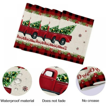 

Christmas Cotton And Linen Placemats 33X48Cm/13X18.9 (Pack Of 4)