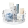 thumbnail image 2 of Mainstays Clear Lazy Susan Turntable Set with 3 Removable Bins for Organized Storage, 2 of 7
