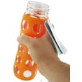 thumbnail image 4 of Lifefactory 22oz Glass Water Bottle with Classic Cap - Orange, 4 of 7