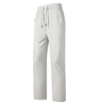 thumbnail image 5 of Mens Golf Pants Lightweight Quick Dry Workout Athletic Jogger with Zipper Pockets Hiking Running Gym Big and Tall Size M-5XL Gray, 5 of 9