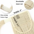 thumbnail image 5 of Benehair Clip in Ponytail Hair Extensions Pocket wrap around Long Thick Hairpiece as Human 22" Straight Bleach Blonde, 5 of 9