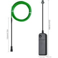 thumbnail image 4 of Wire Neon Light Cord EL Cable Neon Wire For Halloween Christmas Parties And Party Lighting (Green, 5m), 4 of 7