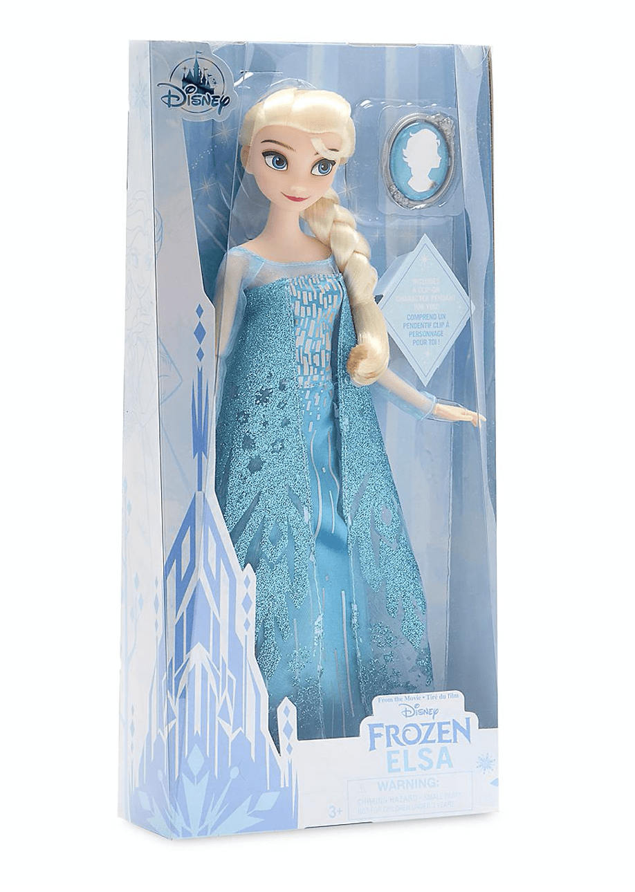 Frozen –11 ½ Inches Disney Elsa Classic Doll with Pendant 