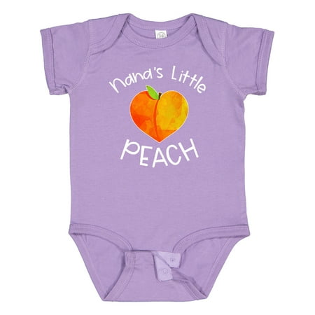

Inktastic Nana s Little Peach Cute Peach Heart Boys or Girls Baby Bodysuit