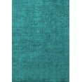 thumbnail image 1 of Ahgly Company Machine Washable Indoor Rectangle Oriental Turquoise Blue Industrial Area Rugs, 8' x 12', 1 of 4