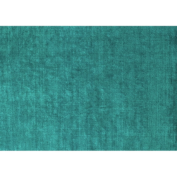 Ahgly Company Machine Washable Indoor Rectangle Oriental Turquoise Blue Industrial Area Rugs, 8' x 12'