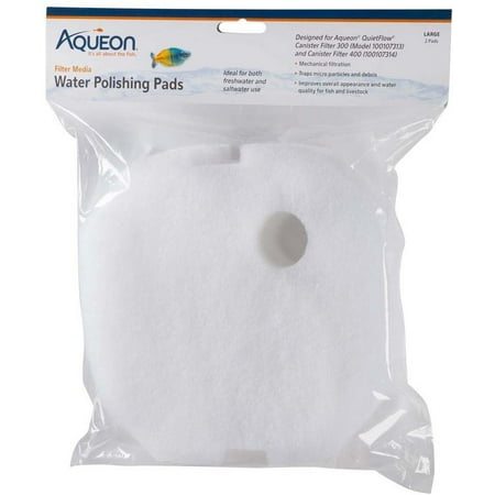 UPC: 0015905000222 | Aqueon Filter Media 24 Water Polishing Pads White Large 2ct