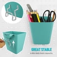 thumbnail image 2 of G.Core 4-Pack Pegboard Cups with Hooks, Peg Board Wall Organizer for Craft Room, Green, 2 of 8