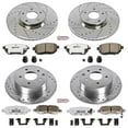 thumbnail image 3 of PowerStop Front and Rear Z26 Street Warrior Carbon-Fiber Ceramic Brake Pad and Drilled and Slotted Rotor Kit Fits: NISSAN Select Models K117-26, 3 of 9