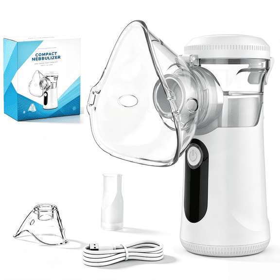 AJZIOJIRO Handheld Portable Humidifier Ultrasonic Digital Screen Recharge Steam Inhaler Household Air Moisturizer