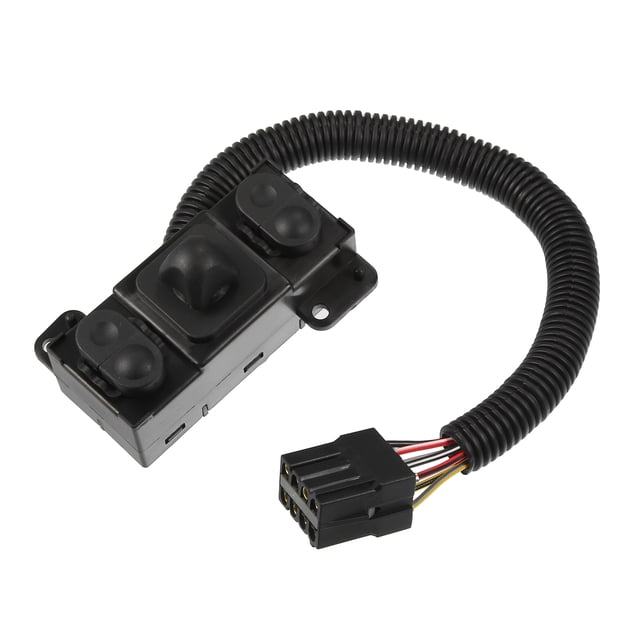 Interruptor de asiento eléctrico delantero izquierdo de 6 vías para Ford F150 Heritage 2004 F3UZ14A701 negro