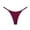 Wine, variant on UoCefik Womens Thongs Low Rise Stretch G-String Personalized V-shape Women's Underwear Solid Color Seamless Panties Soft Strap Thongs Hot Pink L