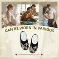 thumbnail image 7 of Wukai Japanese White Crane Print Women's Indoor Bedroom Slipper Slip On Shoes, Unisex House Shoes with Anti-Skid Sole for Men, Gift for Women Men-13, 7 of 7