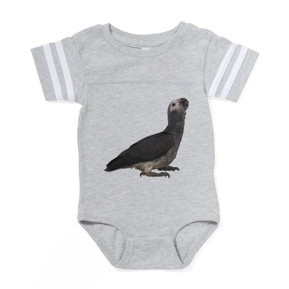 CafePress - African Gray Parrots - Cute Infant Baby Football Bodysuit