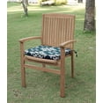 thumbnail image 4 of Vargottam Printed Indoor/Outdoor Chair Pads Non Slip Dining Chair CushionSquareShapedDining Chair Pad With String Ties Machine Washable & Home Decor Cushion- Set Of 2-Teal Green, 4 of 8