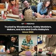 ستاربوند 2 أونصة. Super Fast Thin CA Glue ( Premium Cyanoacrylate Super Glue ) for Woodworking، Woodturning، Hobby Models، CA Finish، Inlays