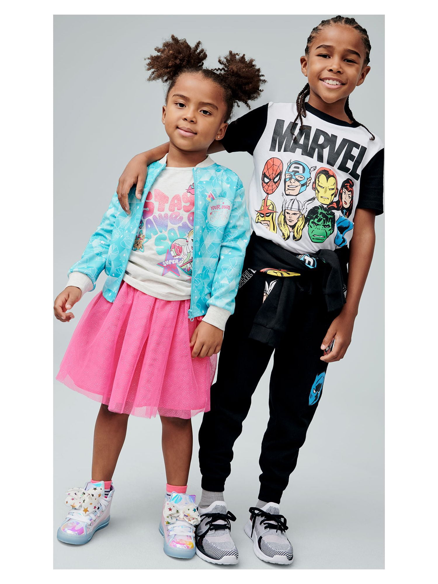 JoJo Siwa Unisex Kids High-Top Iridescent Mermaid Print Casual & Dress Shoe