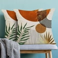 thumbnail image 6 of Boho Mid Century Pillow Covers 20x20 Set of 2,Orange Gold Throw Pillowcase Geometric Aesthetic Sunset Outdoor Farmhouse Cushion Cover for Sofa Couch Bed Living Room Decor, 6 of 6
