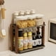 thumbnail image 3 of Organizador para mostrador de baño con estación de café, soporte para cosméticos y estante de almacenamiento para tocador y encimera, accesorios de cocina, 3 of 4